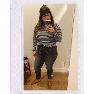 Gap High Rise Cigarette Jeans